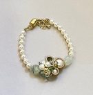 プレーナイトとソウタシエのブレスレット